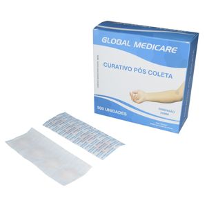 Curativo Pós Coleta 25mm Cx 500und Bege