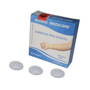 Curativo Pós Coleta 25mm Cx 500und Transparente