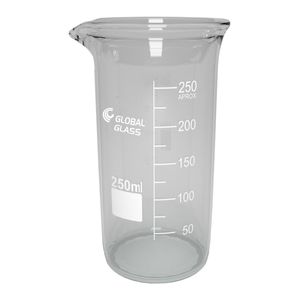 Bequer Forma Alta 2000ml Graduado Vidro Boro 3.3 - CX/ 2 un
