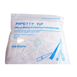 Ponteira 200ul com Filtro Estéril Livre Dnase Rnase - Pct c/ 1000UN (Curta)