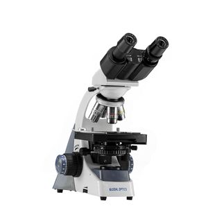 Microscopio Binocular Otica Finita Planacromatico Led Aumento 2000x