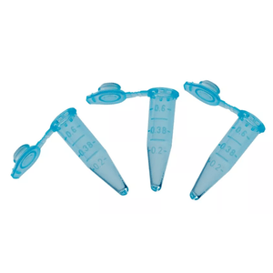 Microtubo para Centrífuga c/ Graduação de 0.2ml - 0.38ml - 0.6ml PP Cor Azul - PCT C/1000und