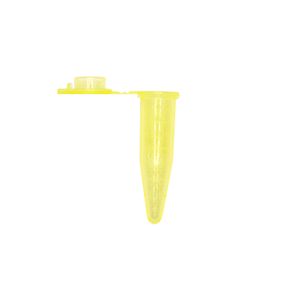 Microtubo Vol. 1,5ml, Graduado PP, Amarelo PCT 500und