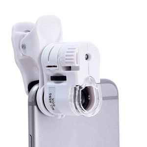 Microscópio 60x Bolso Led Ultravioleta Lupa Celular
