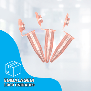 Microtubo Graduado Vol. 0,5ml PCT 1000und