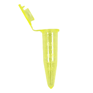 Microtubo Cap. 0,5ml, Graduado Amarelo PP Autoclavável, PCT 1000und