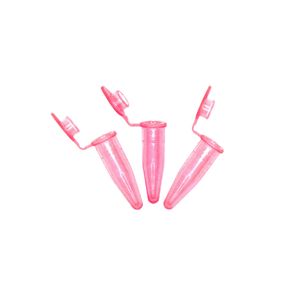 Microtubo Vol. 0,2ml Tampa Lisa Rosa 1000und/PCT