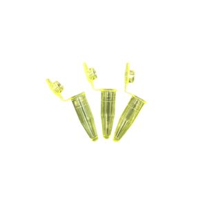 Microtubo Vol. 0,2ml Tampa Lisa Amarelo Pct/ 1000und