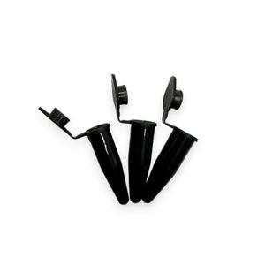 Microtubo Vol. 0,2ml Tampa Lisa Preto PTC 1000und