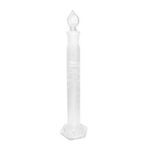 Proveta com Base Hexagonal e Rolha de Vidro 100ml