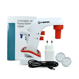 Controlador Eletrônico de Pipetas 0,1-100ml Salmão Digital