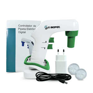 Controlador Eletrônico de Pipetas 0,1-100ml Verde Digital
