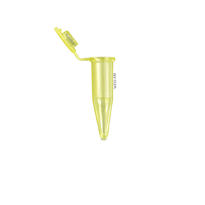 Microtubo para Centrífuga VOL.0.6ML.c/graduação de  0.2ml 0.38ML. 0.6ml l,PP.Pacotec/1.000und.Cor:Amarelo